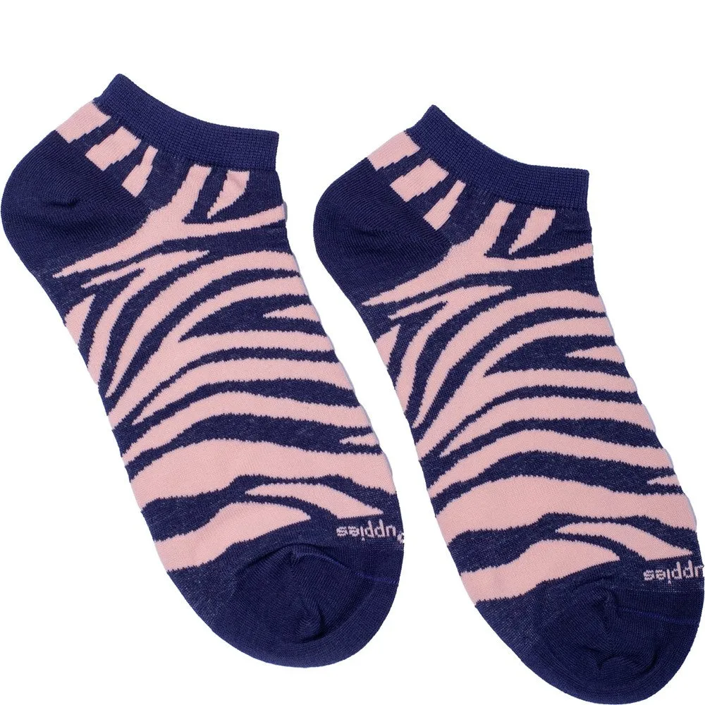 Cream Zebra Socks