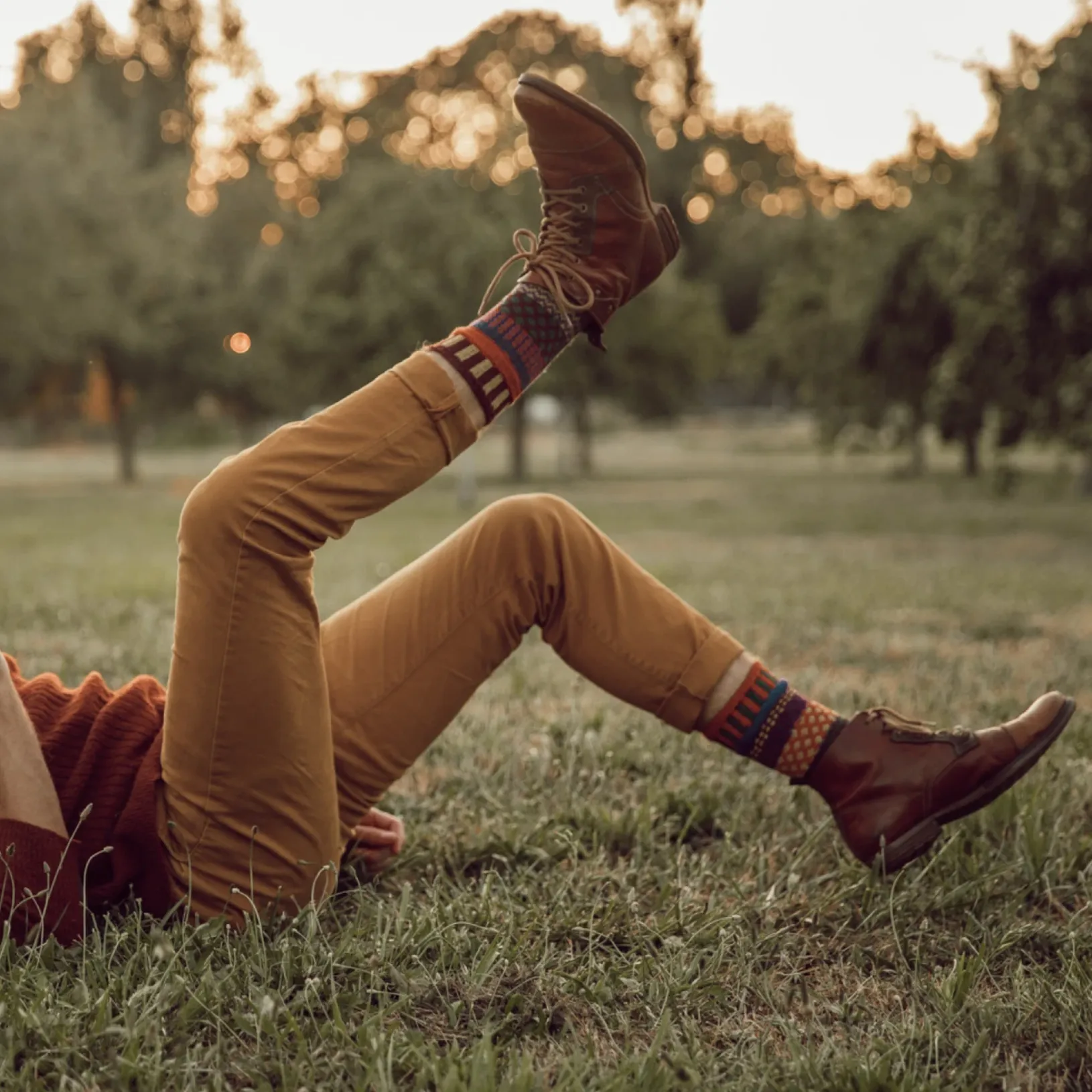 Crew Socks - Fall Foliage