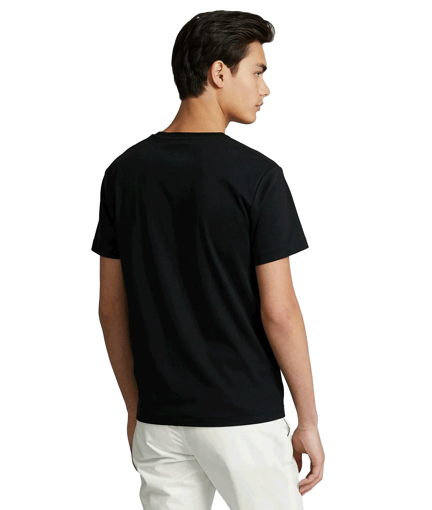 Custom Slim Fit Soft Cotton T-shirt - Black