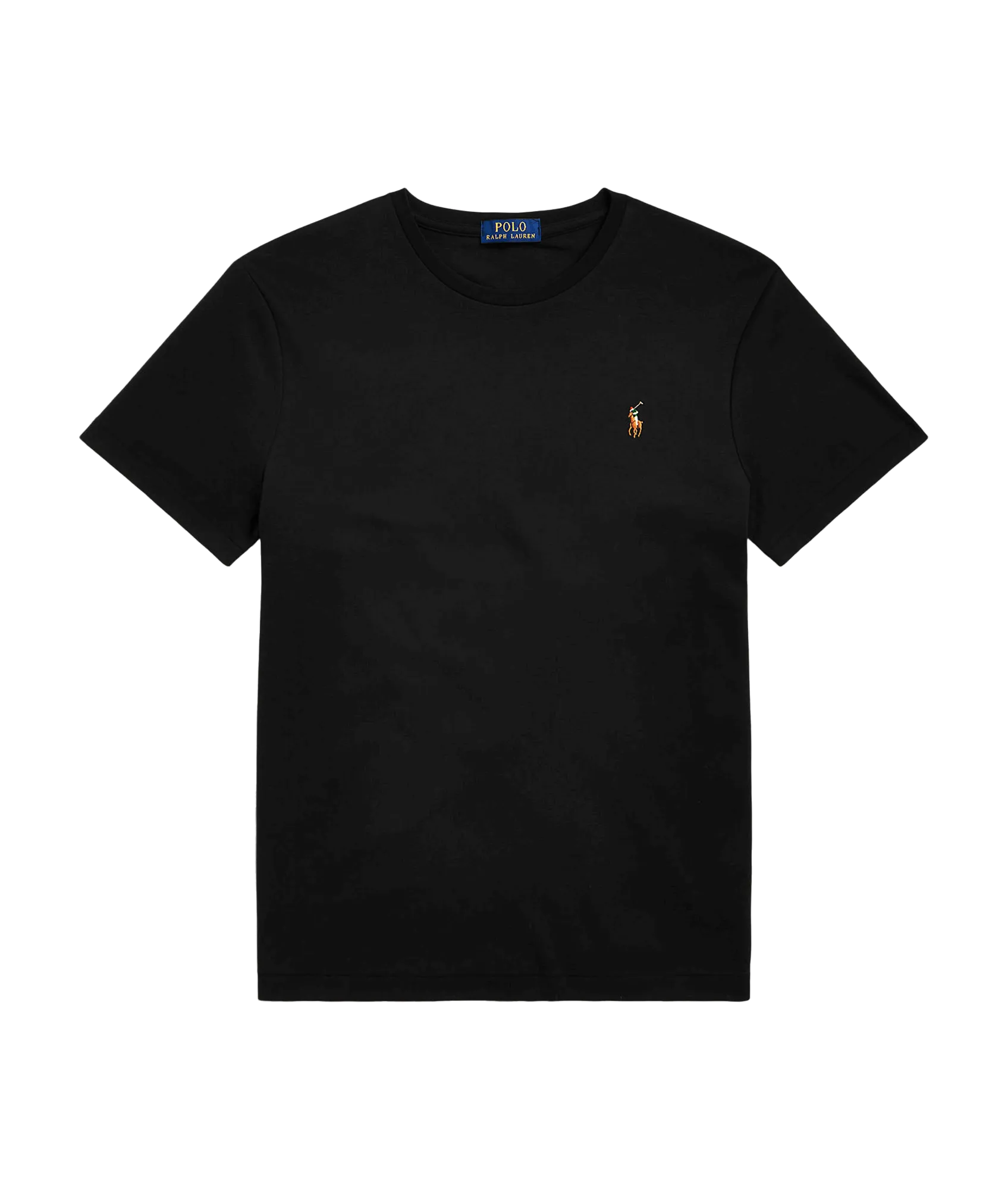 Custom Slim Fit Soft Cotton T-shirt - Black