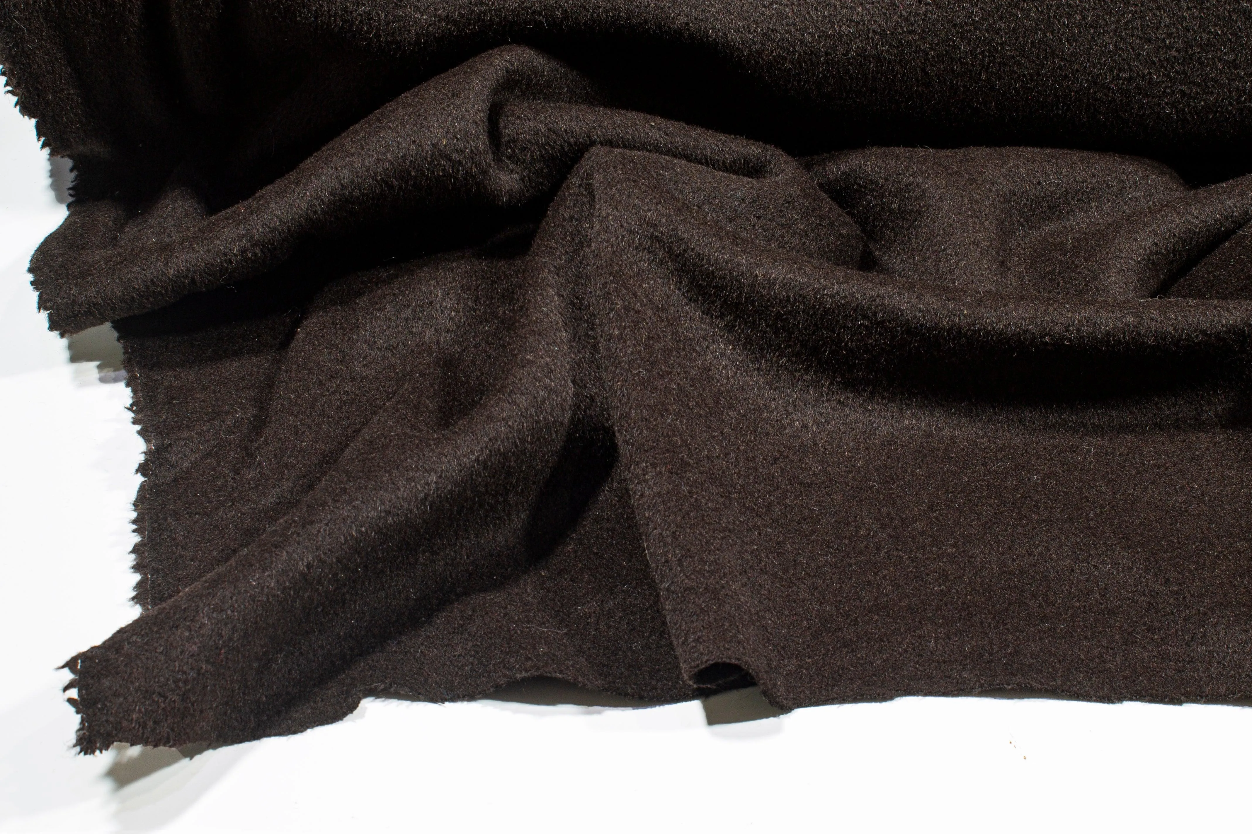 Dark Brown Italian Wool Coating