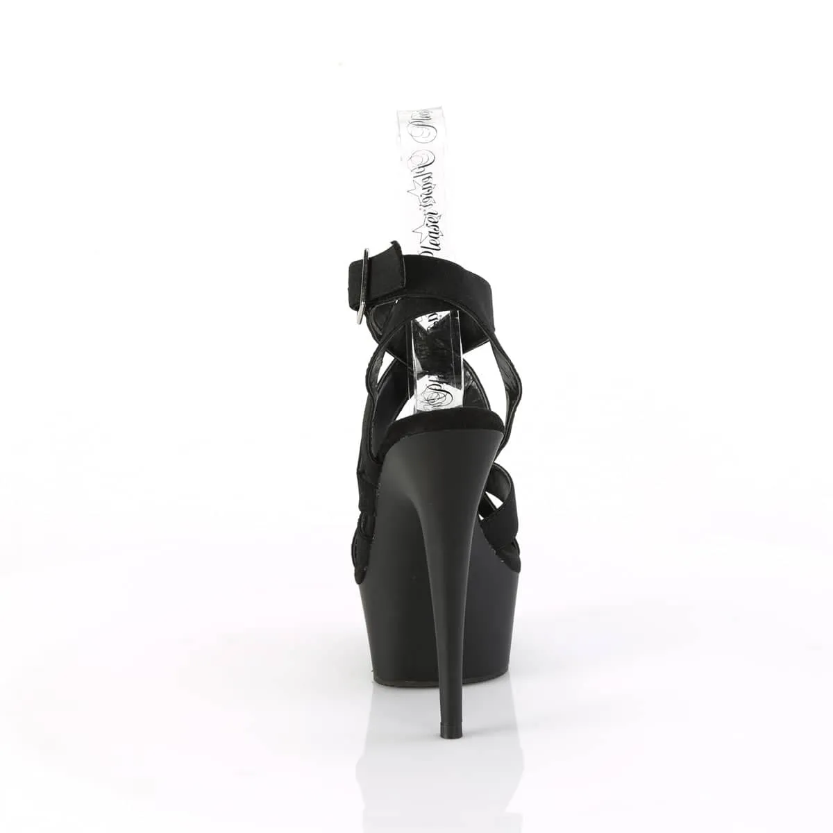 DELIGHT-638 Black Ankle Sandal High Heel