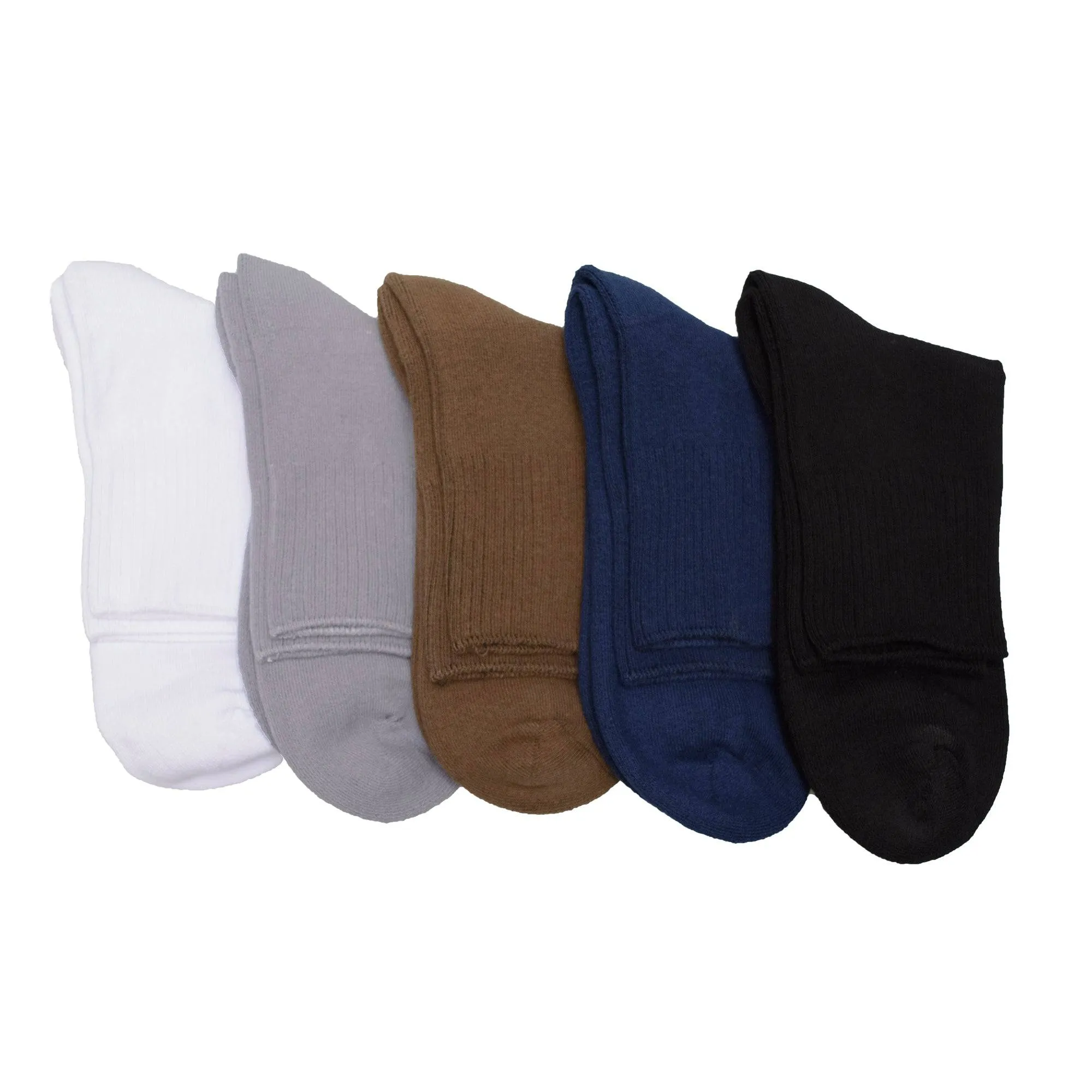 Diabetic Men's Socks Arthritic Cotton Ankle Cushioned 3 Pair Pack