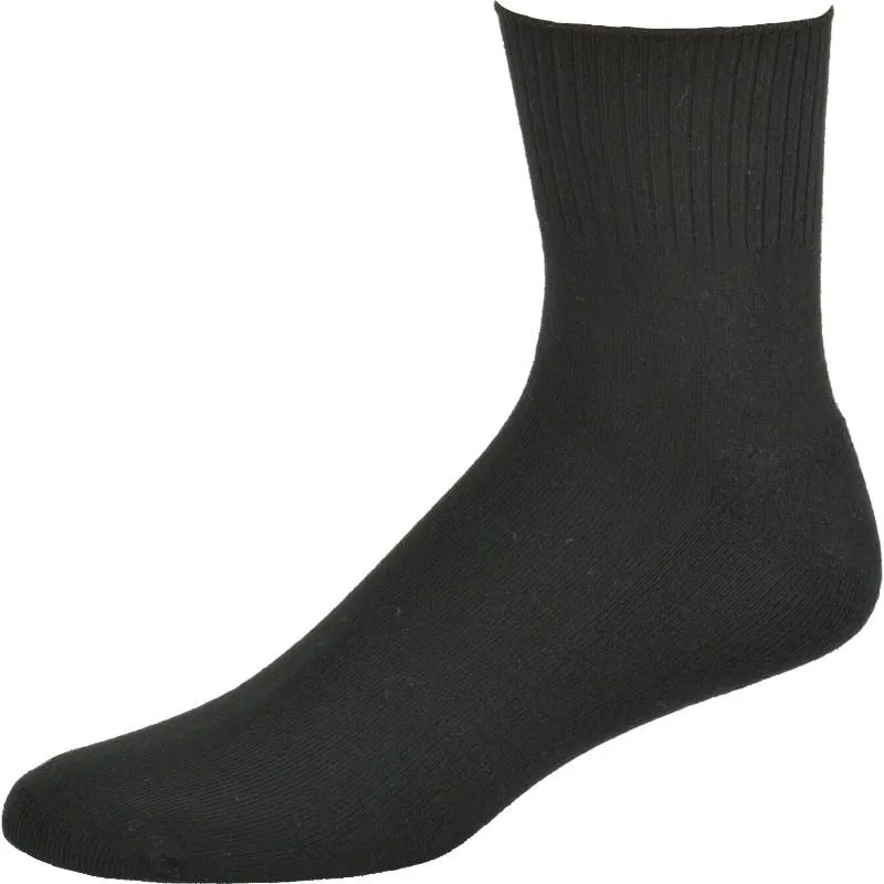 Diabetic Men's Socks Arthritic Cotton Ankle Cushioned 3 Pair Pack