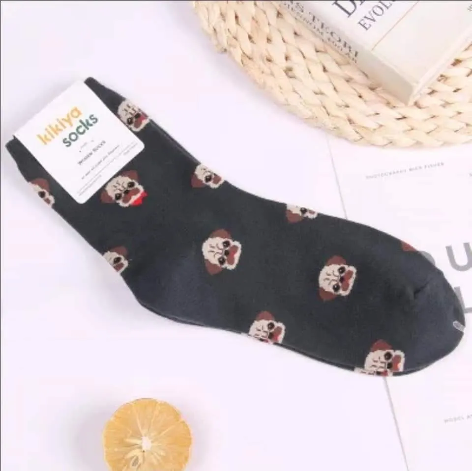 Dog Breed Crew Socks