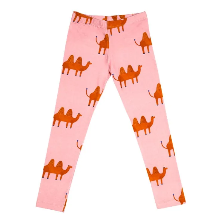 Don't Grow Up Leggings - Pink Camel