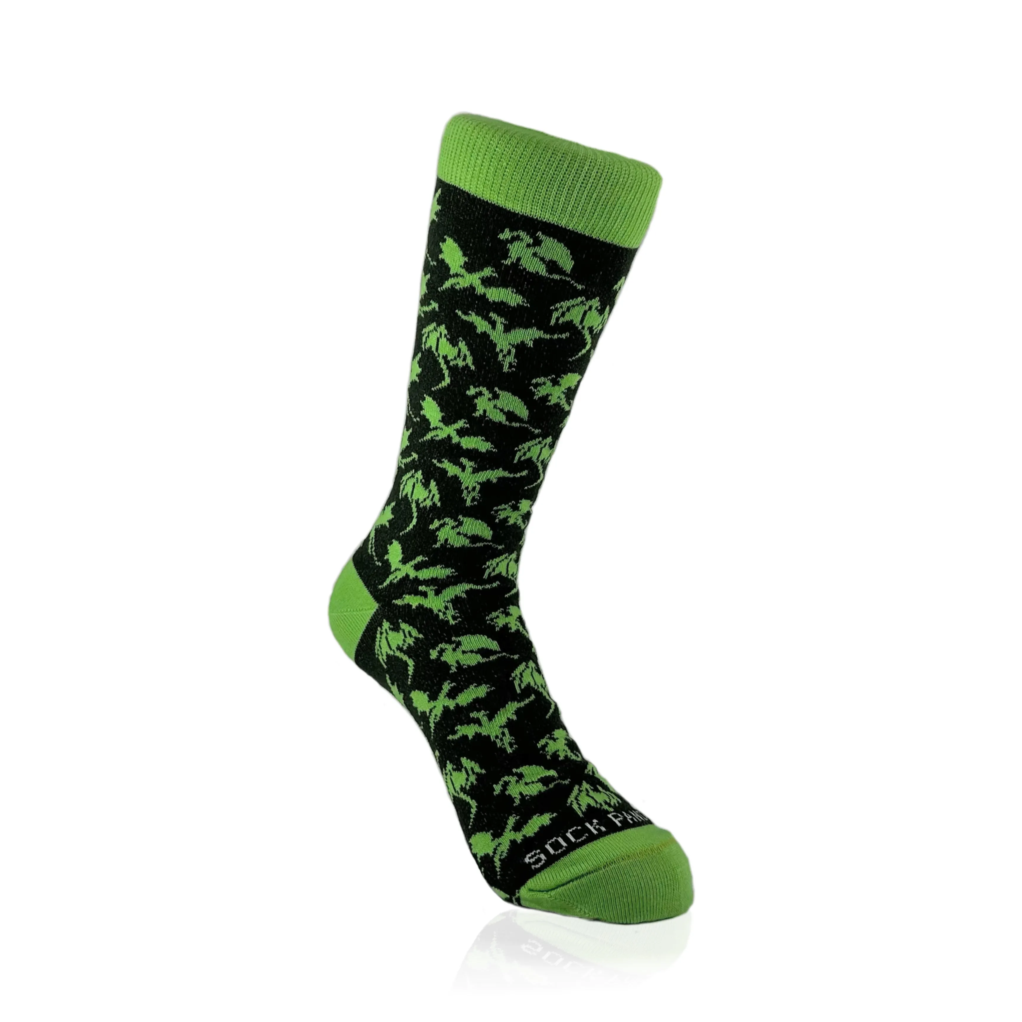 Dragon Pattern from the Sock Panda (Adult Small -  Shoe Sizes 2-5)