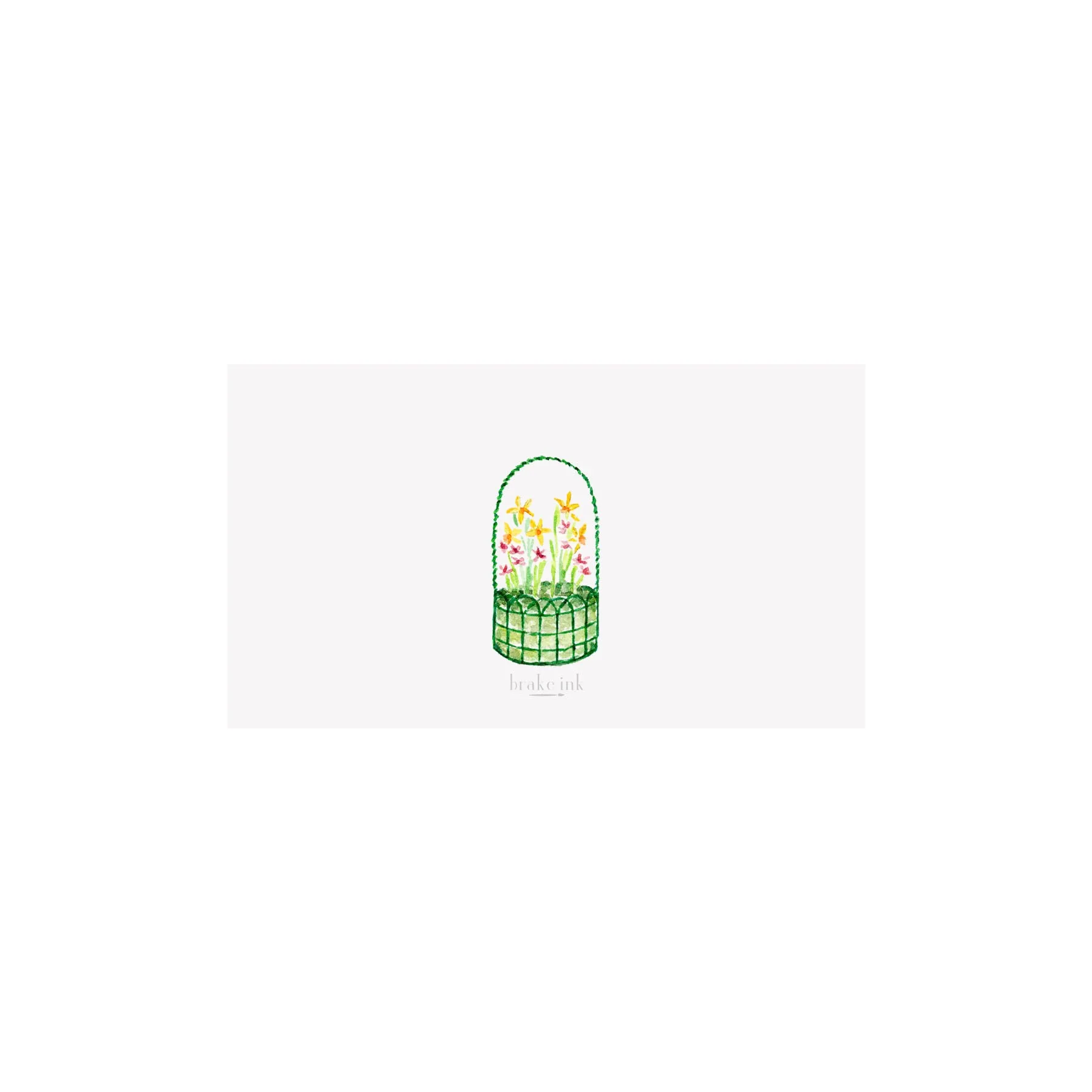 Easter Basket Place Card