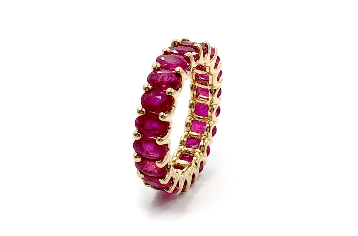 Eternity Ring Rubies & Gold