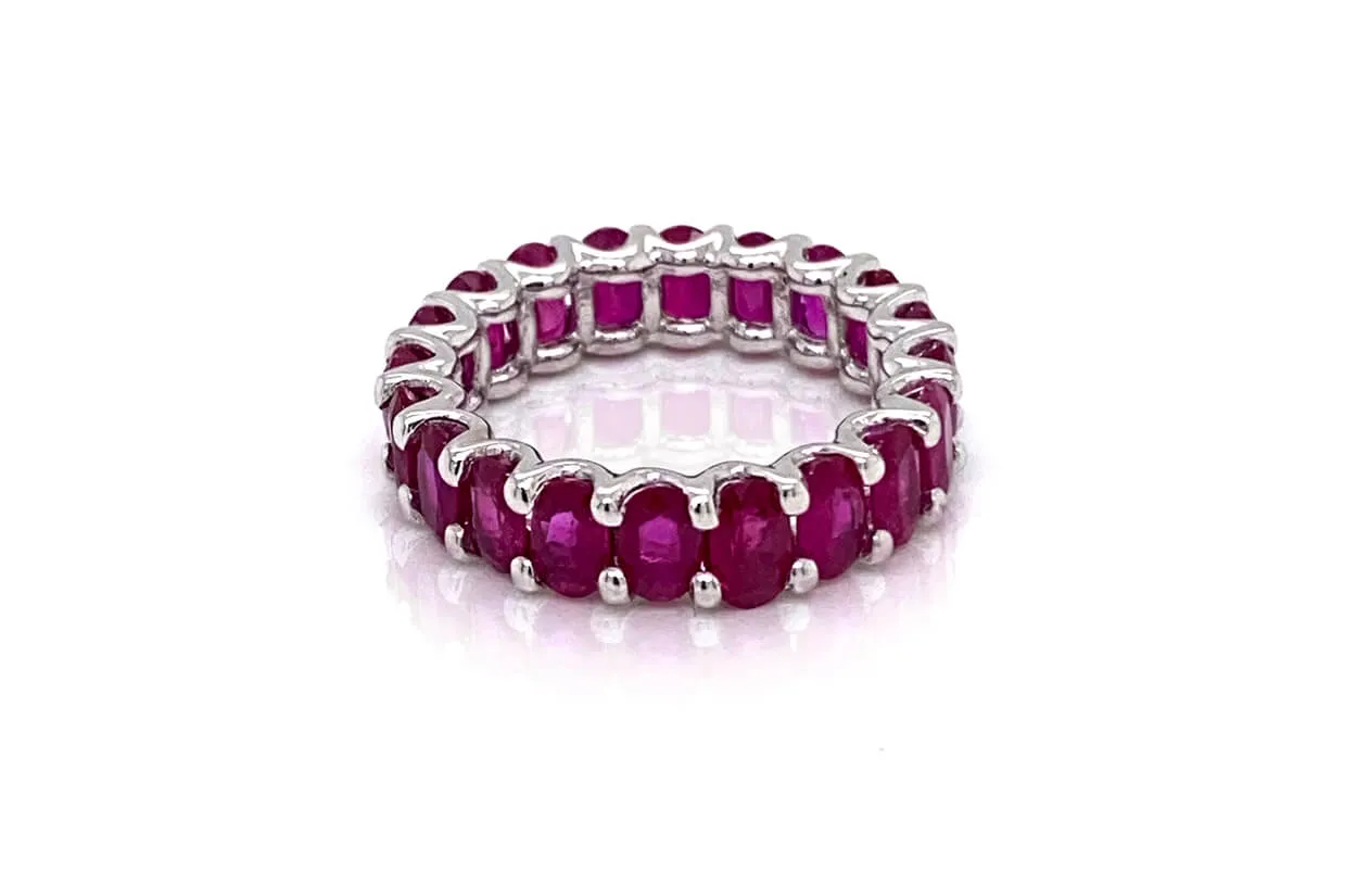 Eternity Ring Rubies & Gold