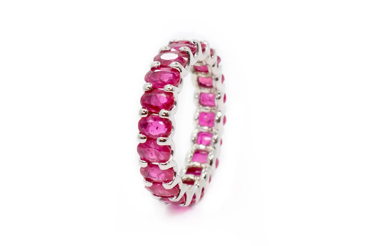 Eternity Ring Rubies & Gold