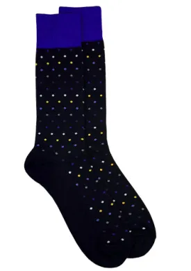 Fancy Socks, Blue/Gold