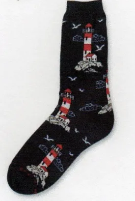 FBF Lighthouses and Seagulls Sock