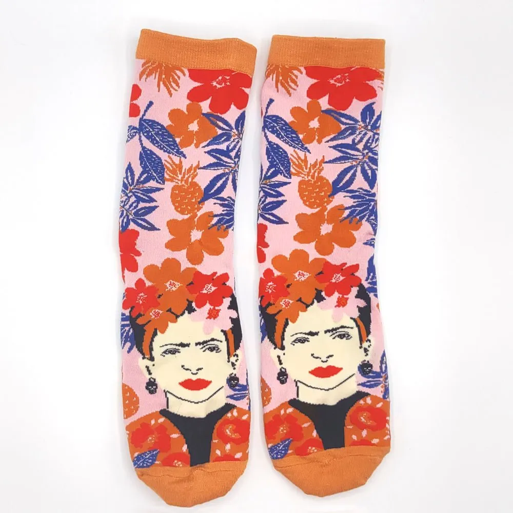 Frida Kahlo Fruit Socks