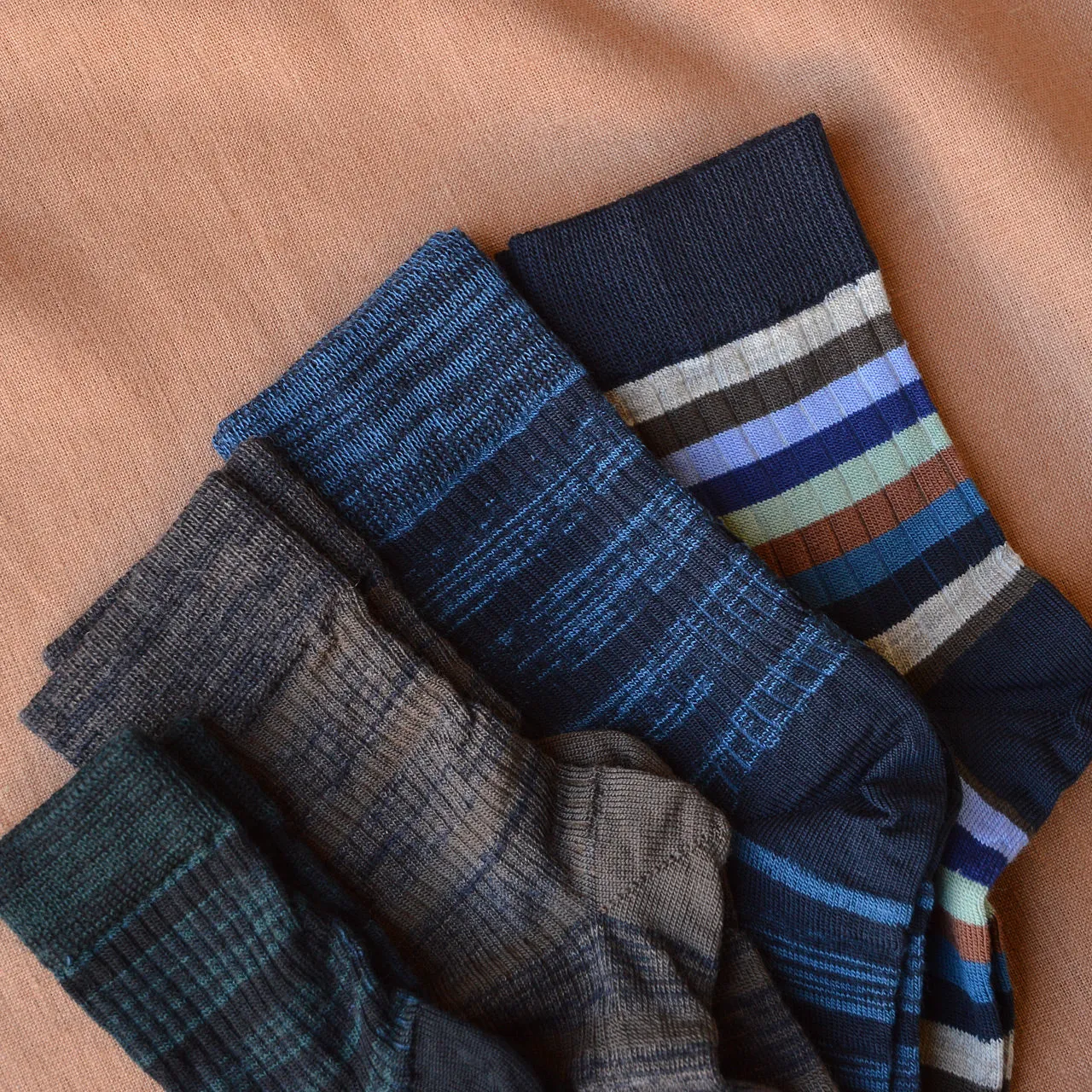 FUB Merino Wool Socks - Stripes (Kids 29-36)