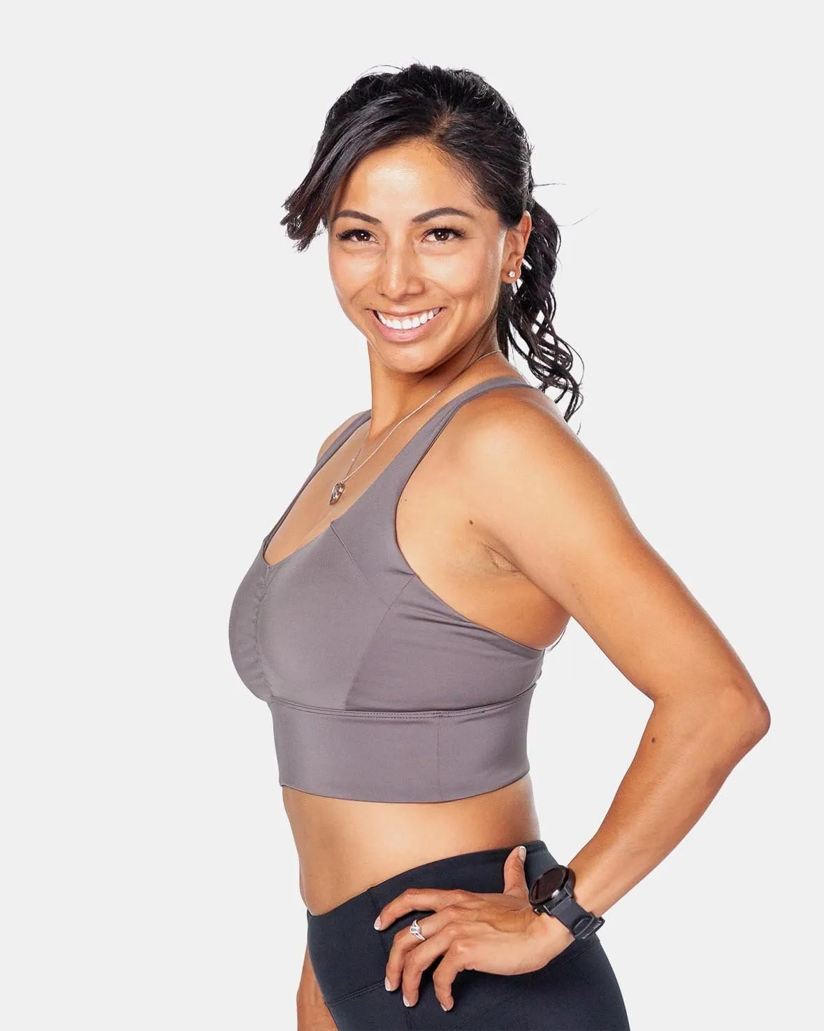 Gametime Bra – Magnetic Gray