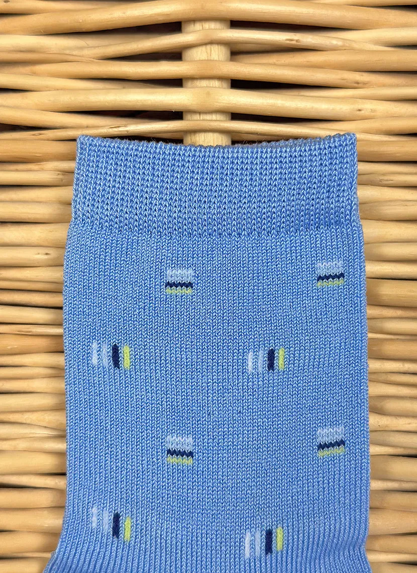 Geometric short socks