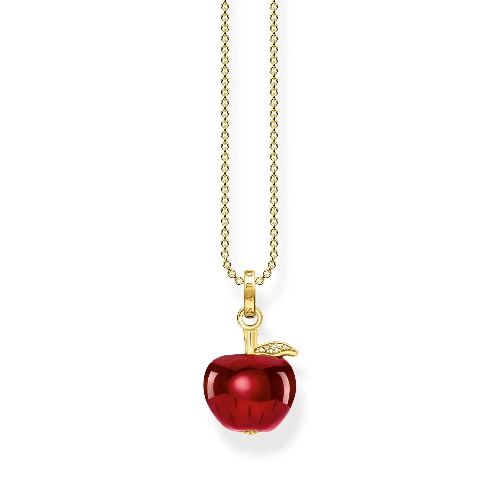 Gold Apple Necklace