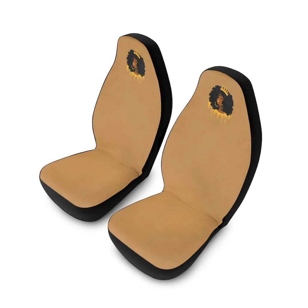 Golden Queen Bronze Polyester Car Seat Covers