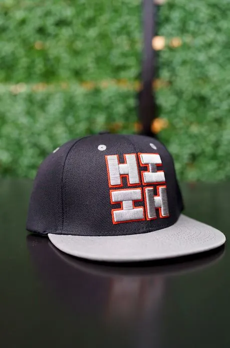 GRAY & RED HIFI LOGO HAT