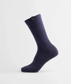 Gymshark Whitney Tab Crew Socks 1pk - Indigo Navy