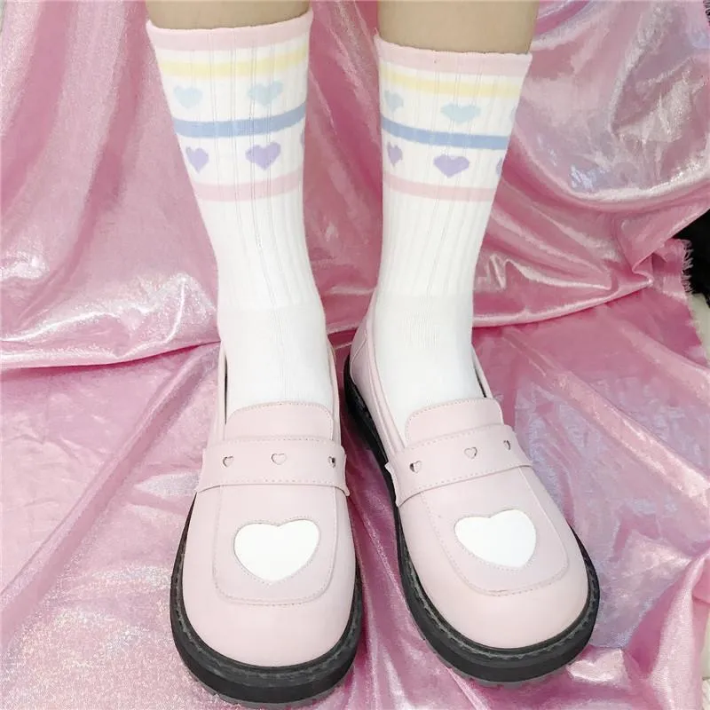 Harajuku Strawberry Printed Socks