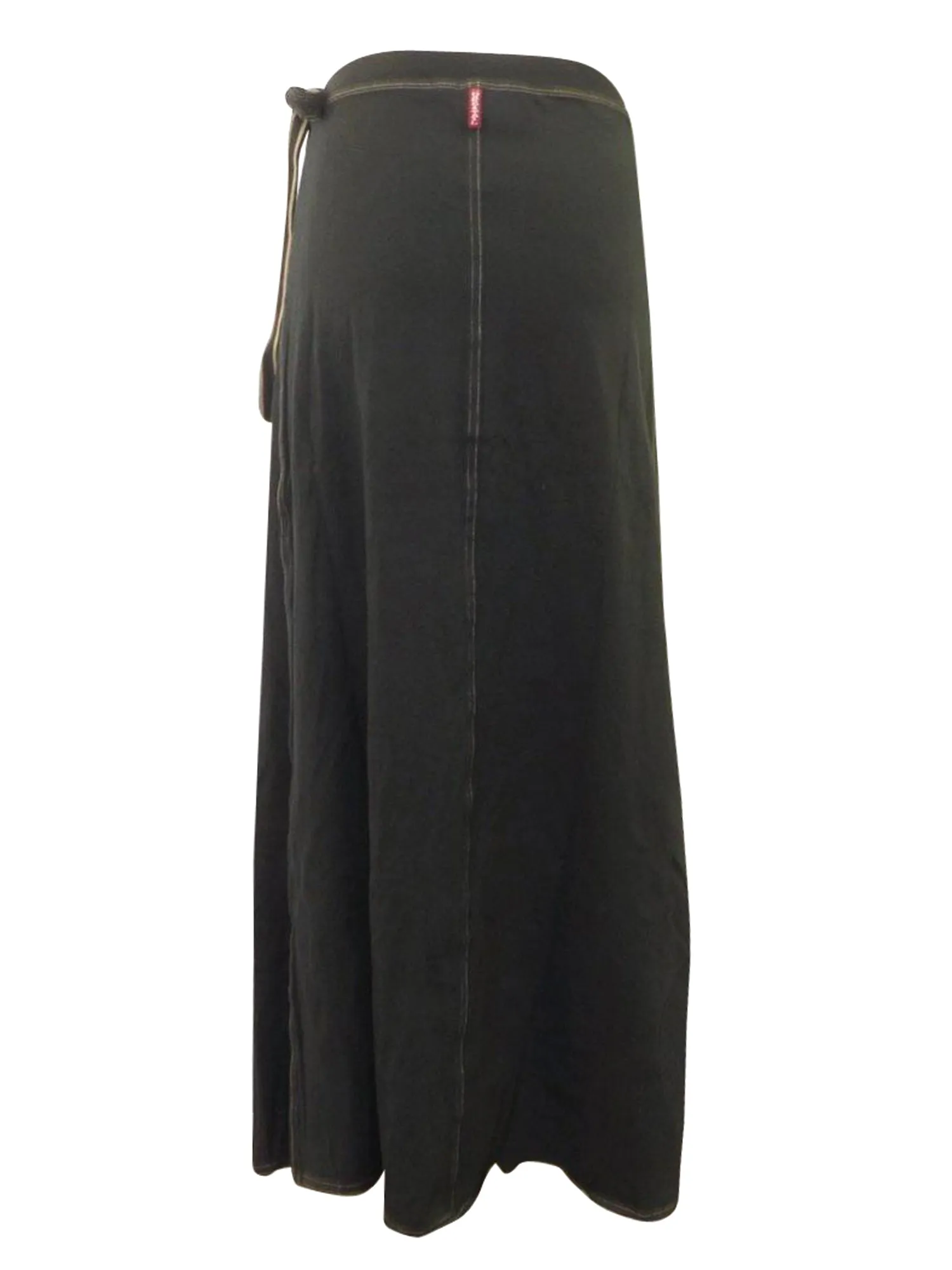 Hard Tail Long Wrap Skirt (W-964)