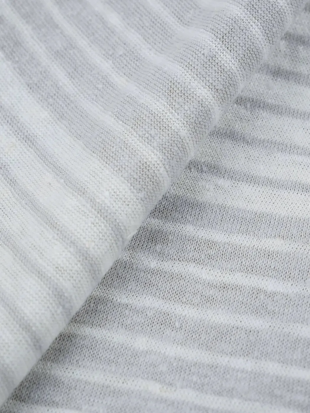 Hemp & Organic Cotton Light Weight Stripe Jersey Fabric (  KJ21D930A / KJ21D930B / KJ21D930C )