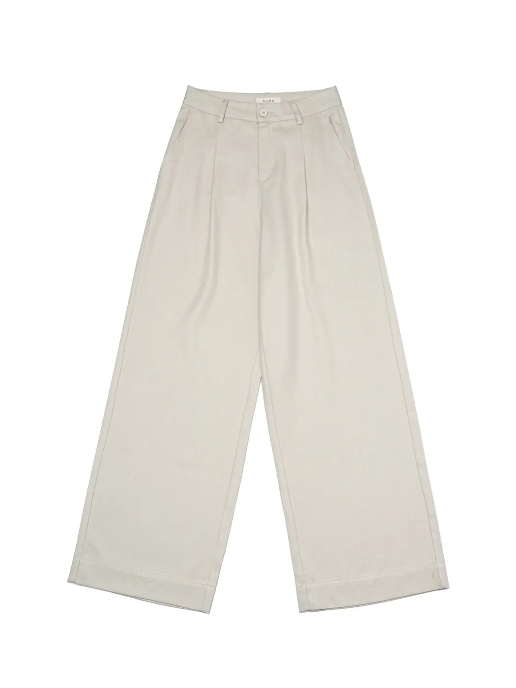 Hemp & Recycled Polyester Women's Wide-leg Slacks