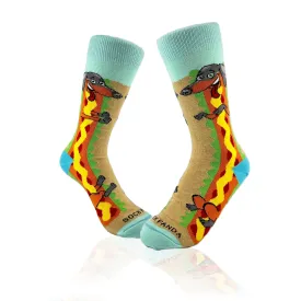 Hot Dog from the Sock Panda (Adult Small - Shoe Sizes 2-5)