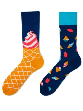 Ice Cream Cones & Popsicles Parade Socks