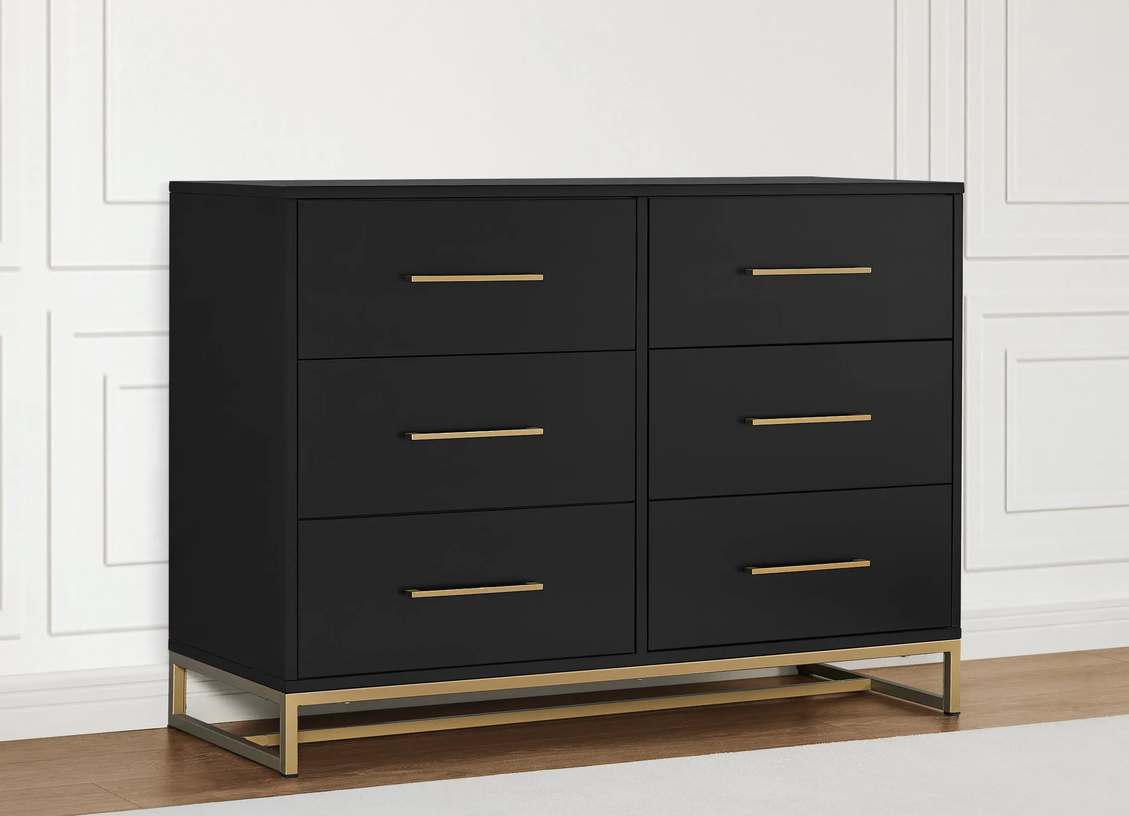 Jade 6 Drawer Dresser with Interlocking Drawers