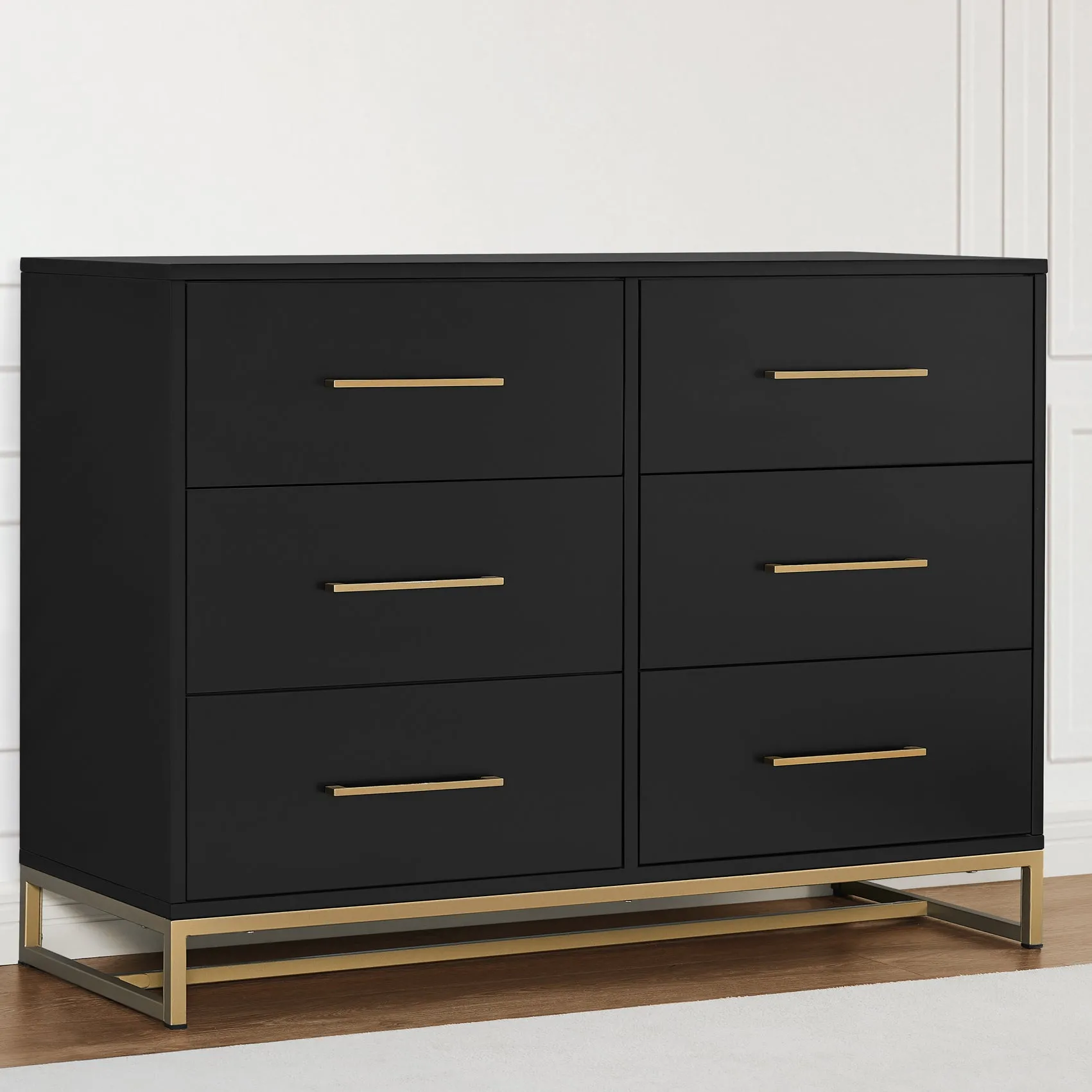 Jade 6 Drawer Dresser with Interlocking Drawers