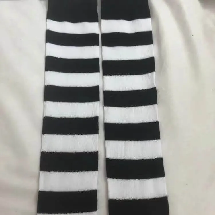 JAPANESE COS STRIPED KNEE SOCKS BY64023