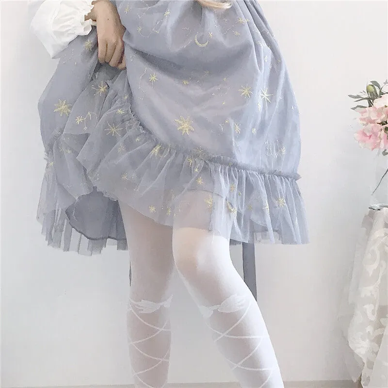 JAPANESE LOLITA CUTE BOW JK BODY-STOCKING BY07234