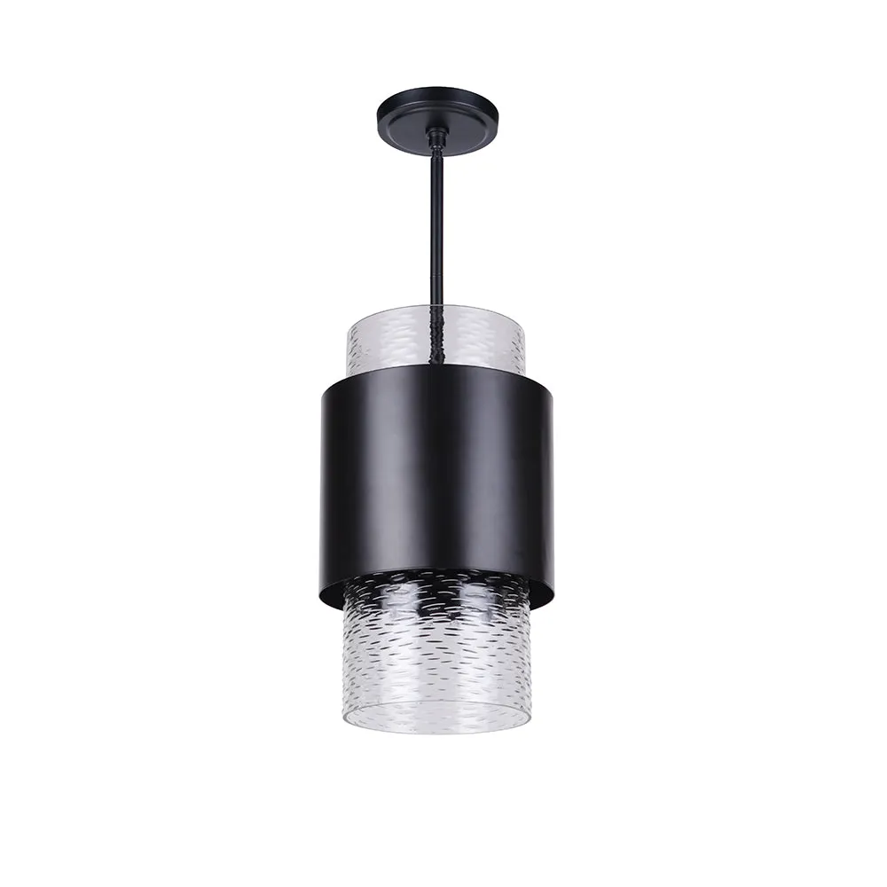 Jupiter One Light Pendant - Medium - Black