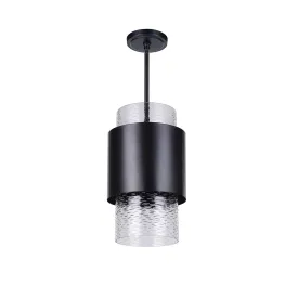 Jupiter One Light Pendant - Medium - Black