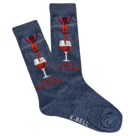 K Bell Adult Pour Decisions Socks