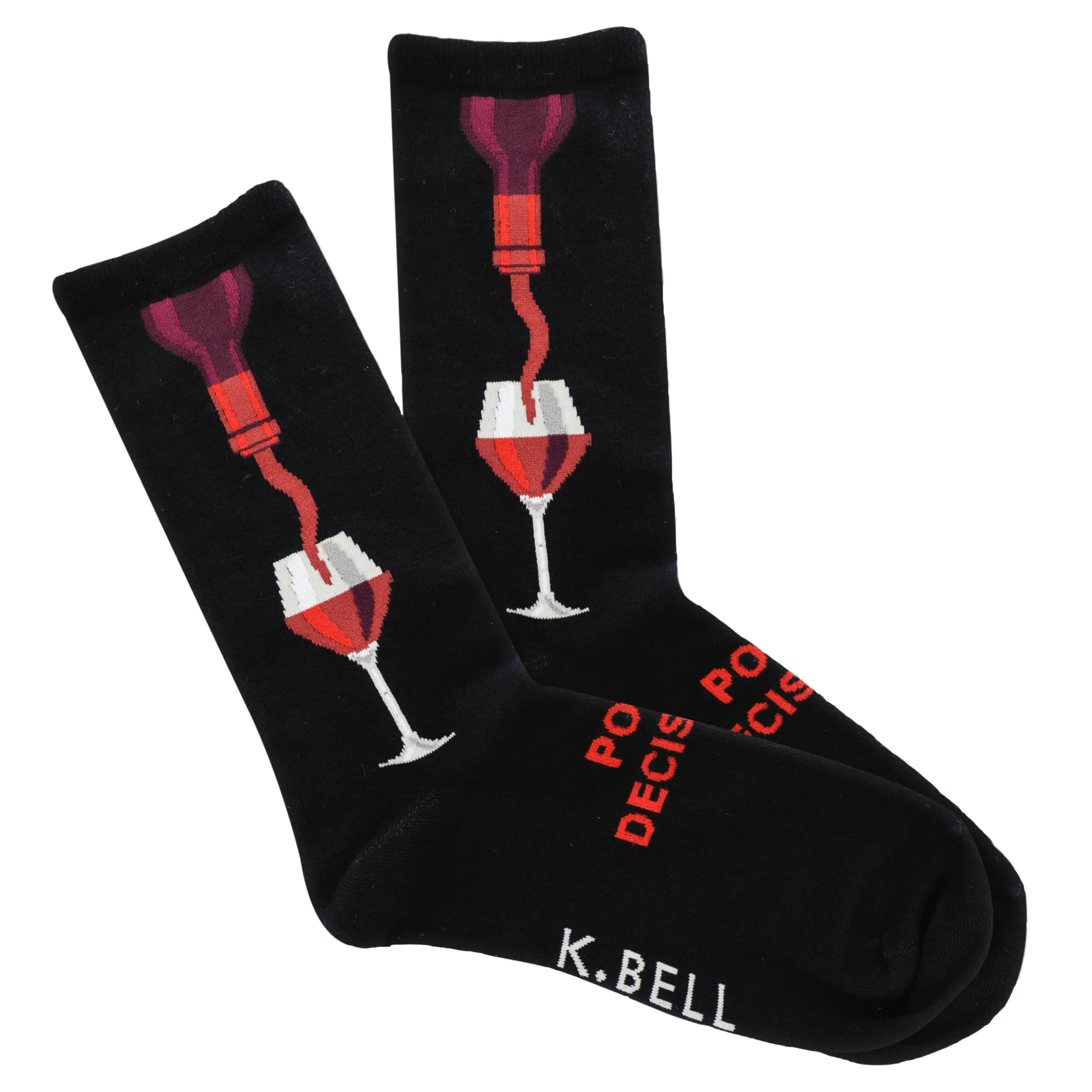 K Bell Adult Pour Decisions Socks