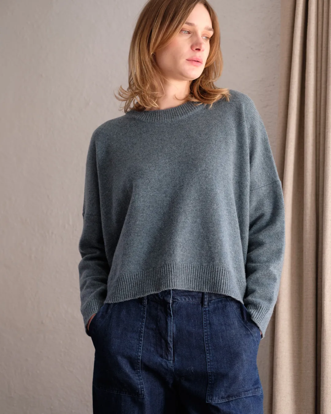 Layla Boxy Fit Wool Jumper