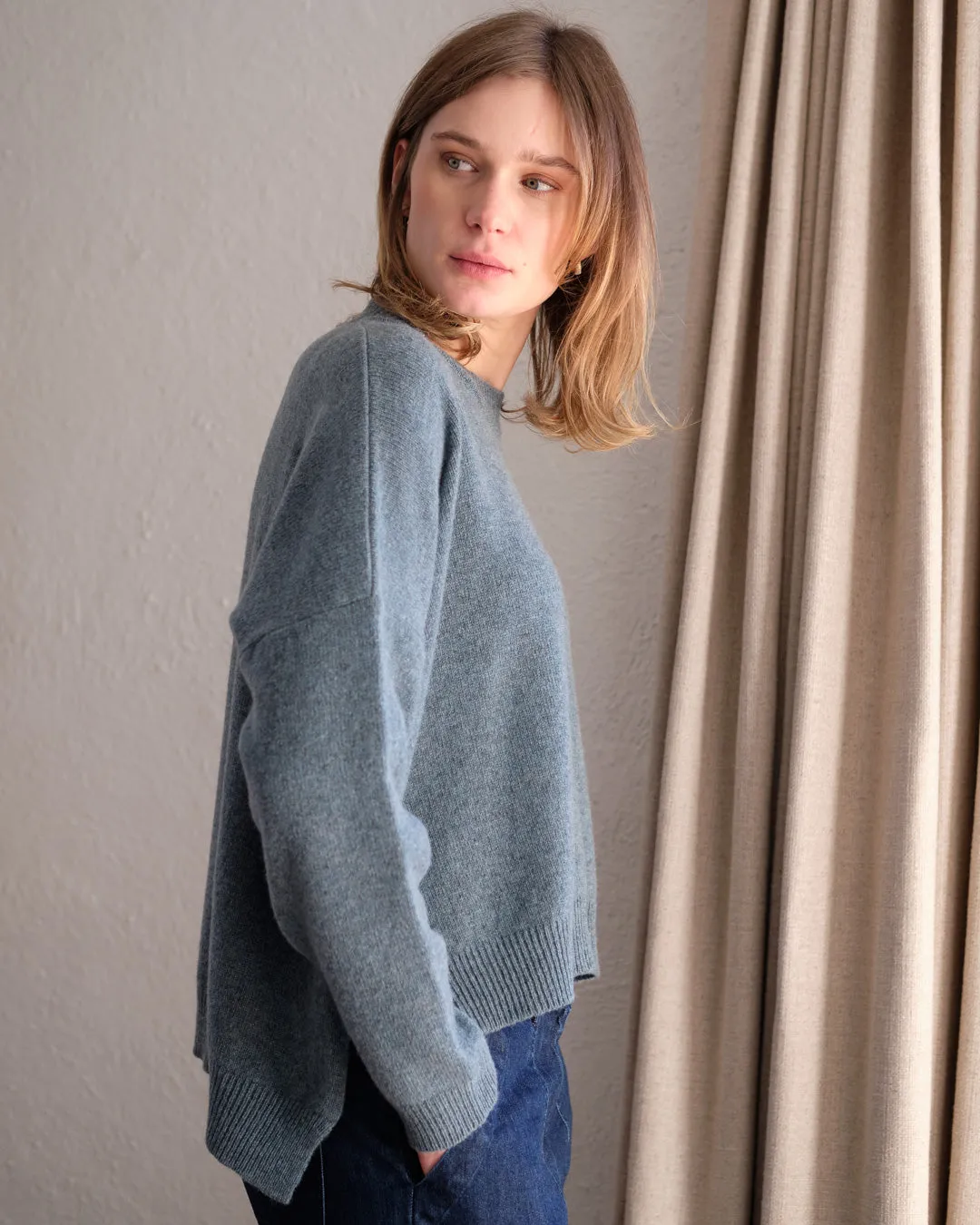 Layla Boxy Fit Wool Jumper