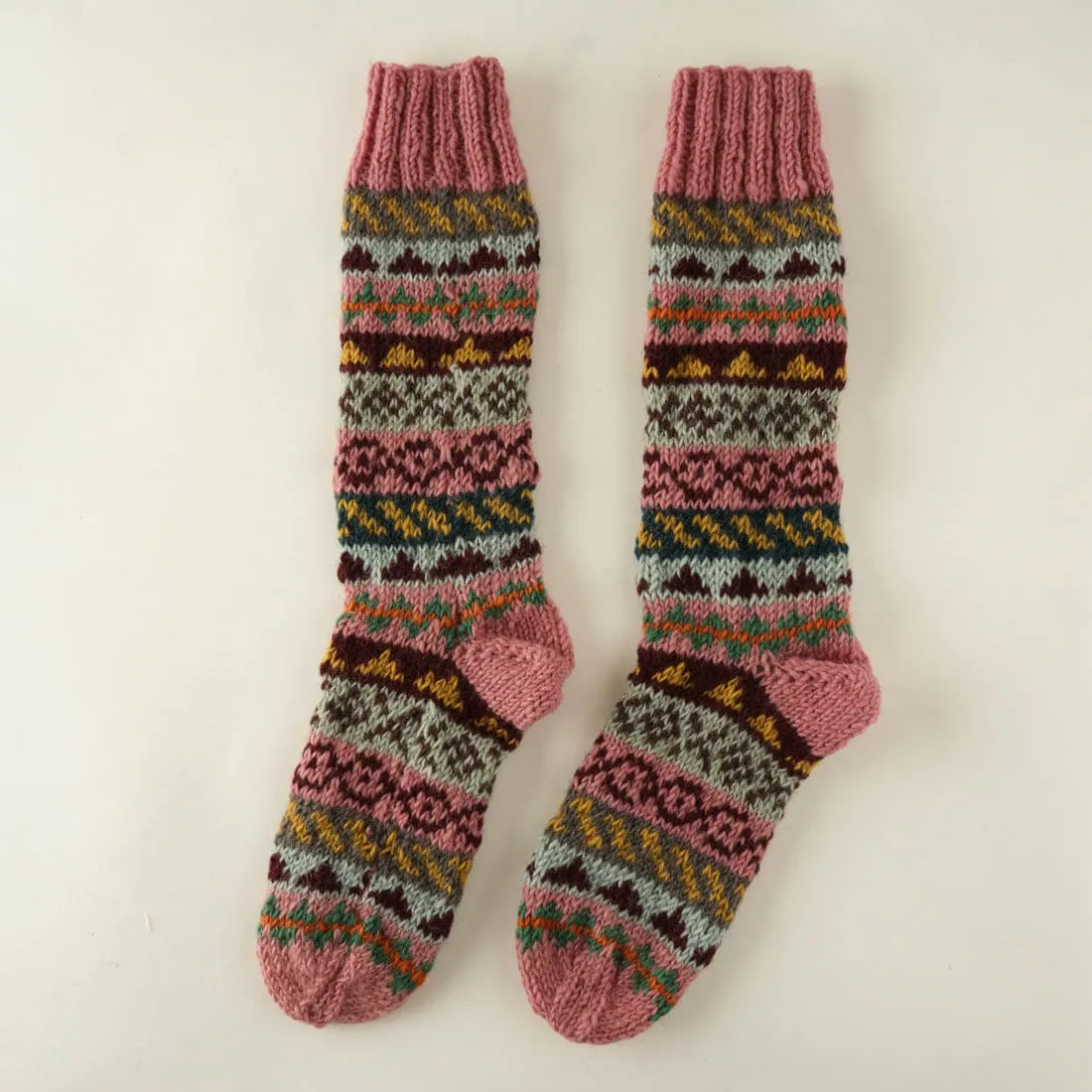 Liv Fair Isle Knitted Socks