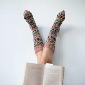 Liv Fair Isle Knitted Socks