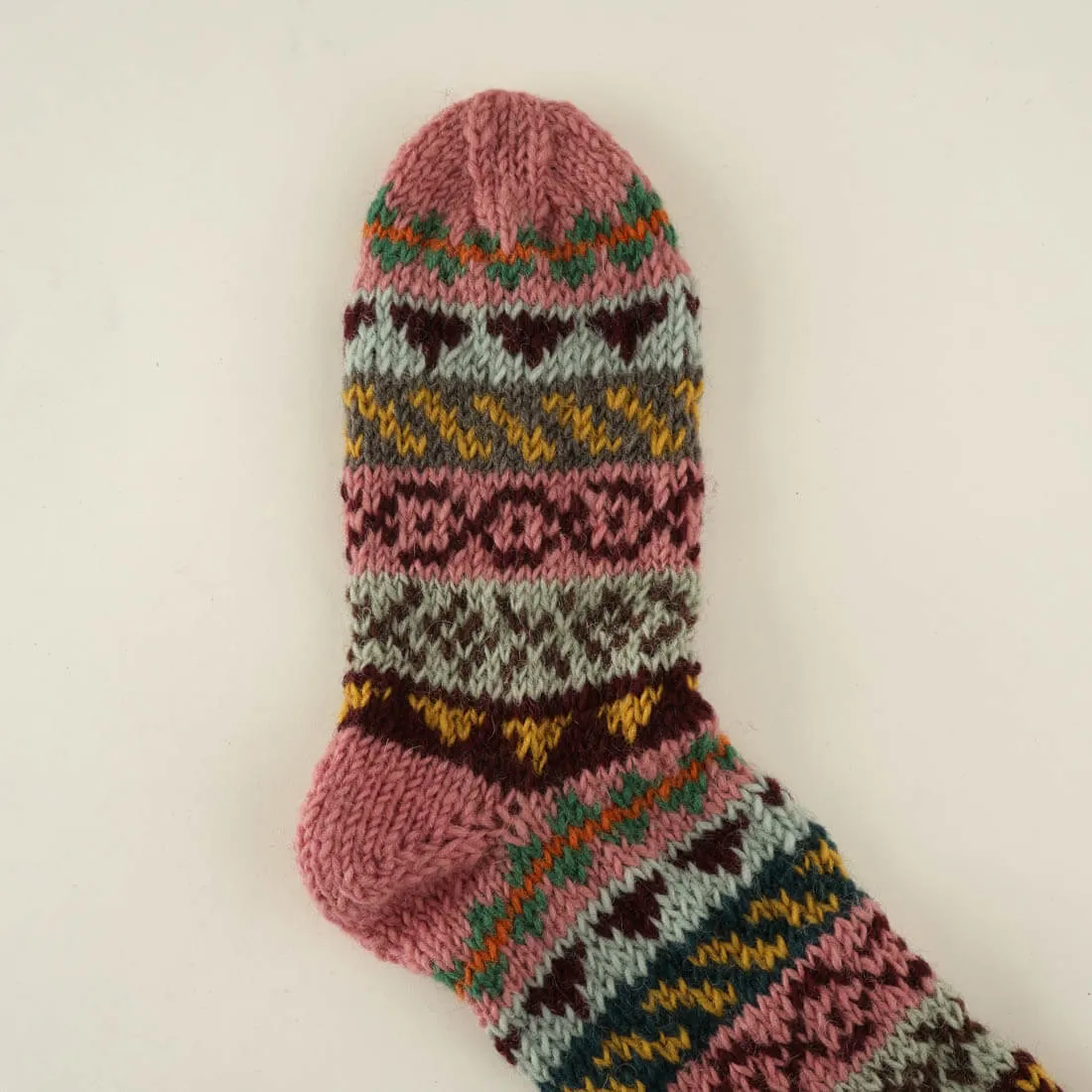 Liv Fair Isle Knitted Socks