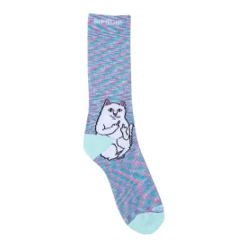 Lord Nermal Socks (Mint Speckle)