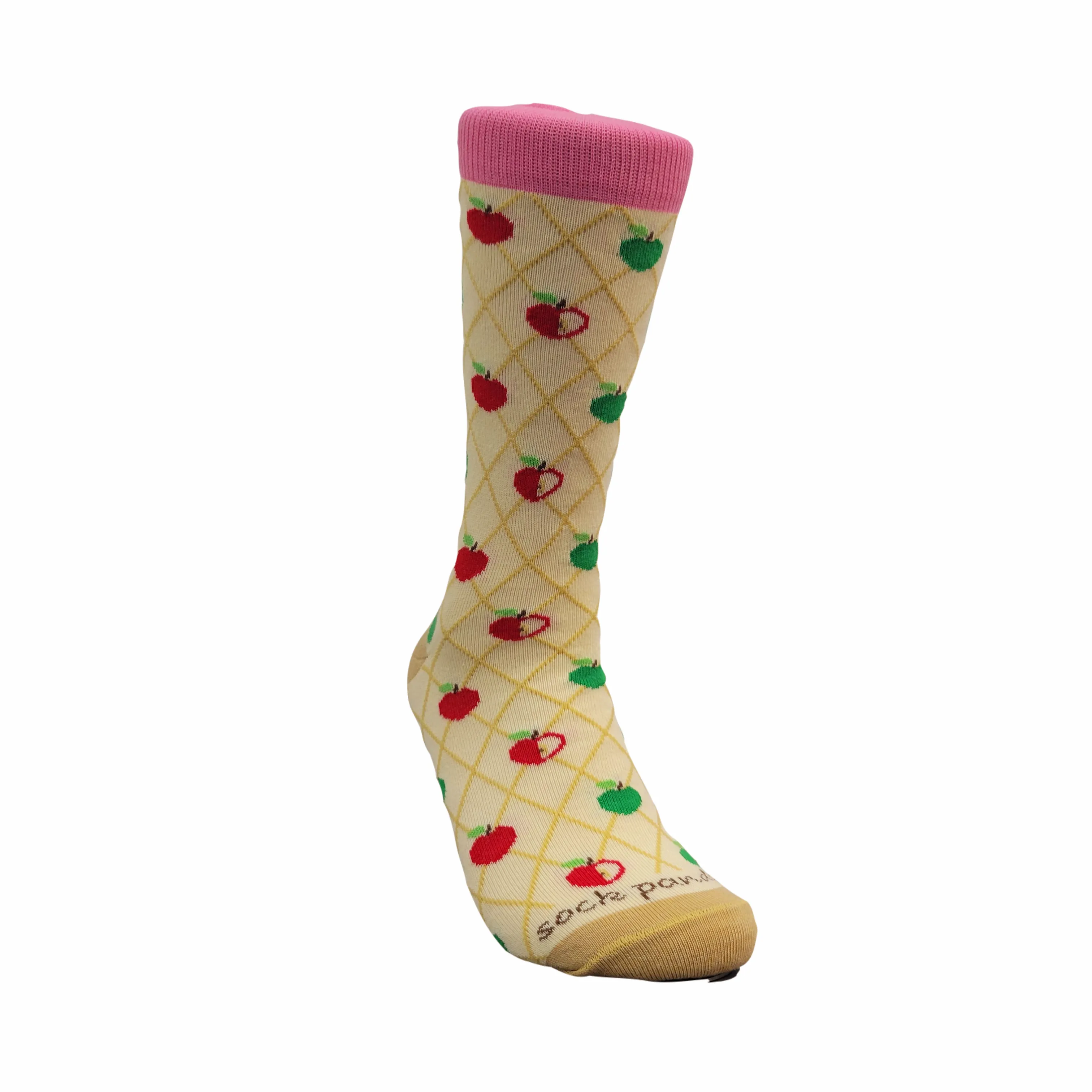 Love Apple Pattern Socks from the Sock Panda (Adult Medium - Women's Shoe Sizes 5-10)