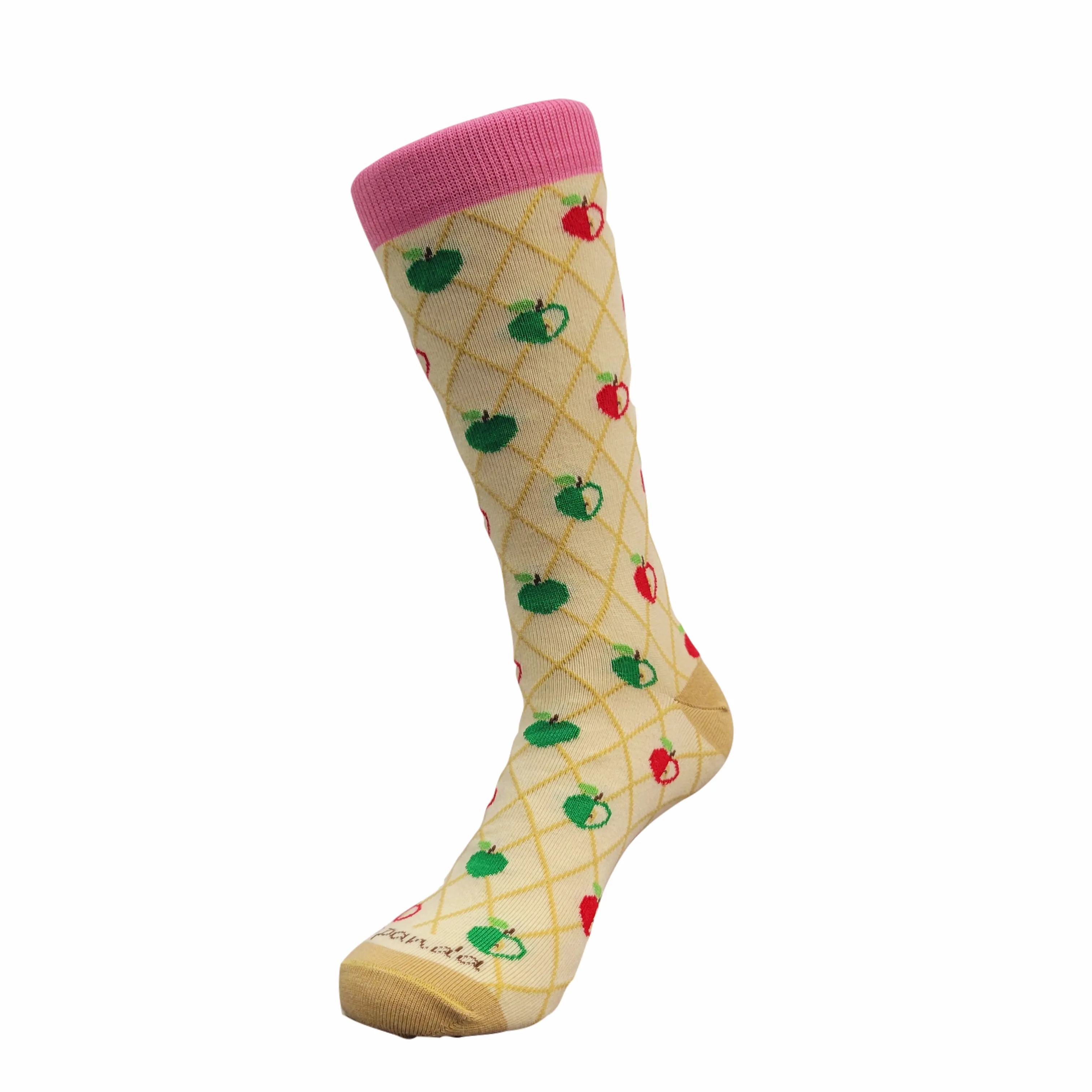 Love Apple Pattern Socks from the Sock Panda (Adult Medium - Women's Shoe Sizes 5-10)