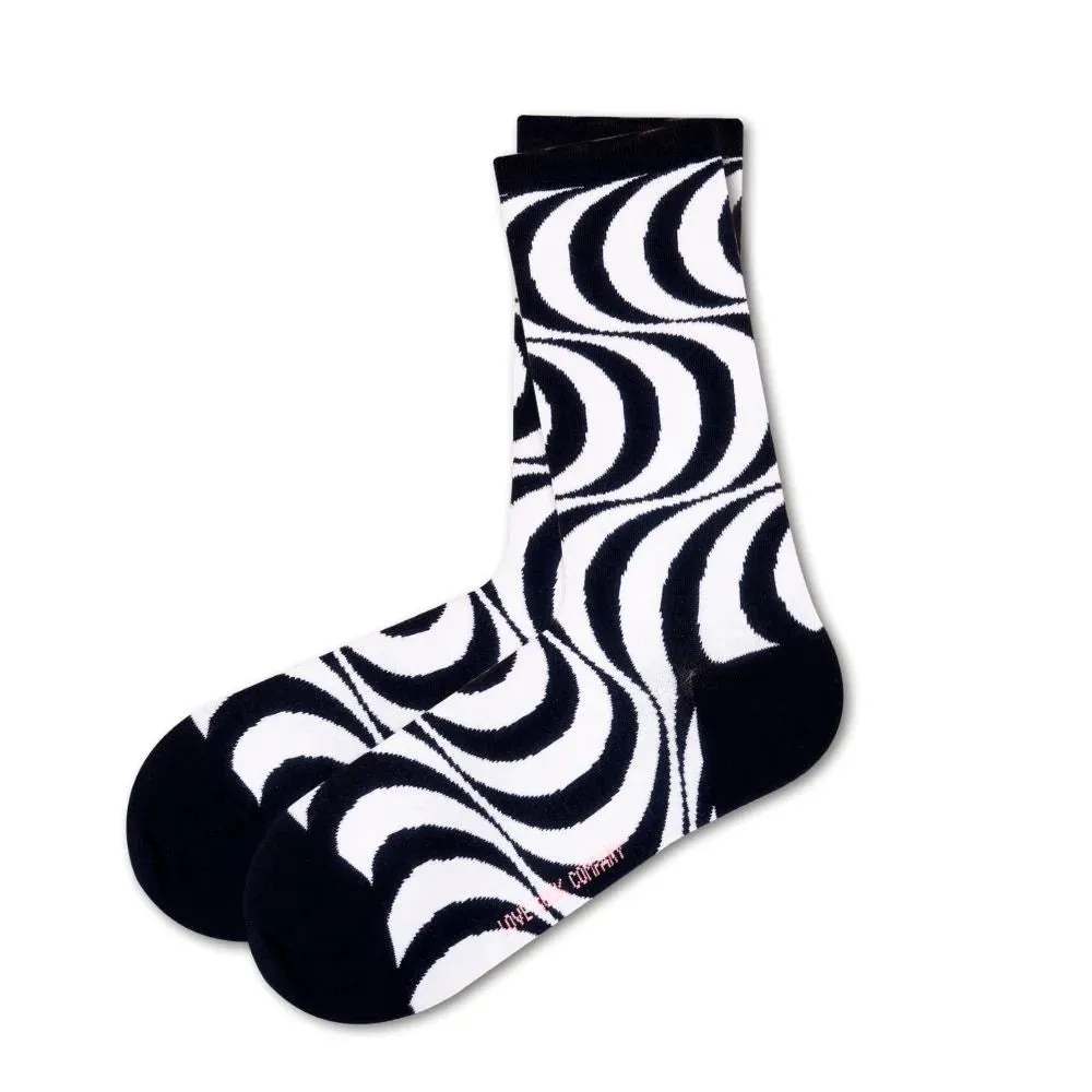 Love Sock Company Swirl Stripes Hypnotic Socks (W)