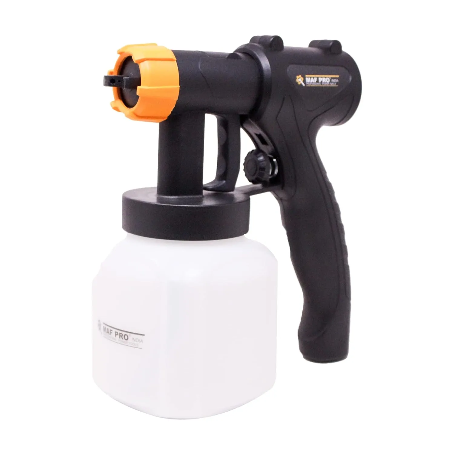 MAF PRO MSG-5502 550W HVLP Spray Gun with Viscosity Measuring Cup, Portable Shoulder Mountable Fast Air Painting Tool (800ml/min, 1.8m) Yellow