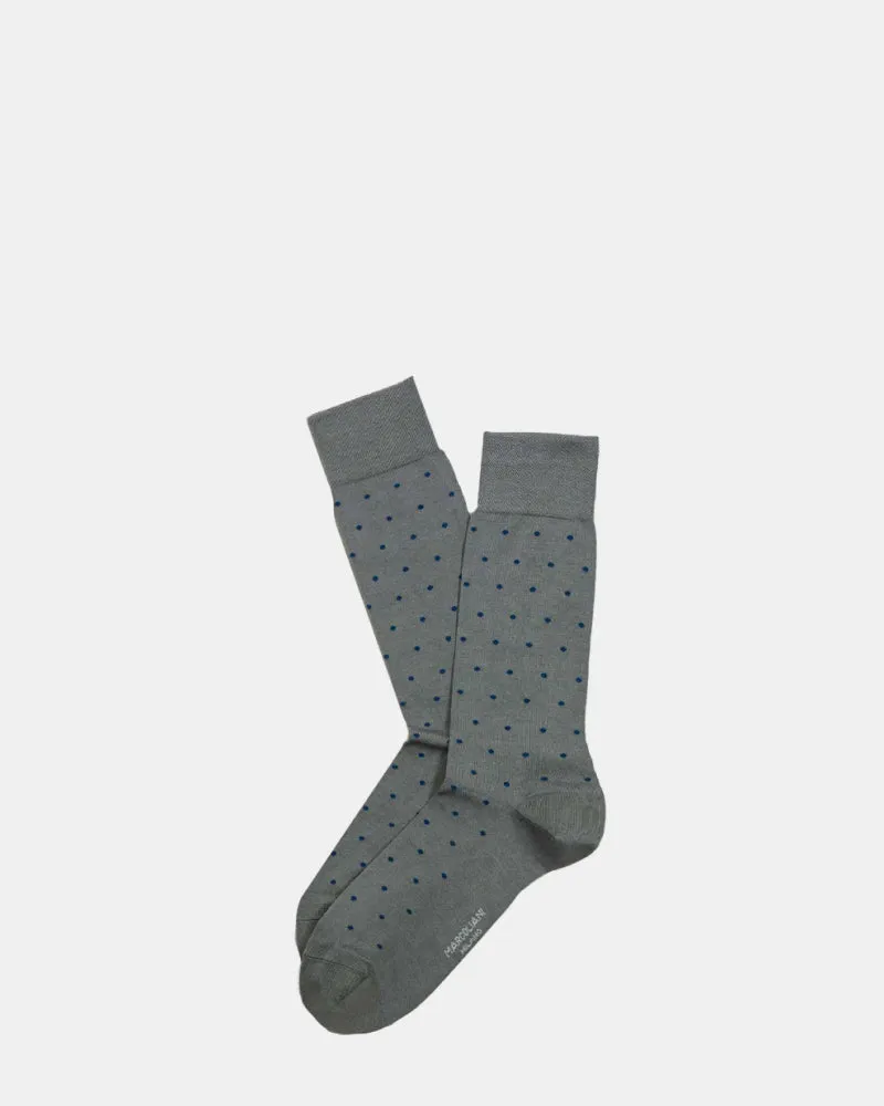 Marcoliani - Polka Dots - Grey / Lapis